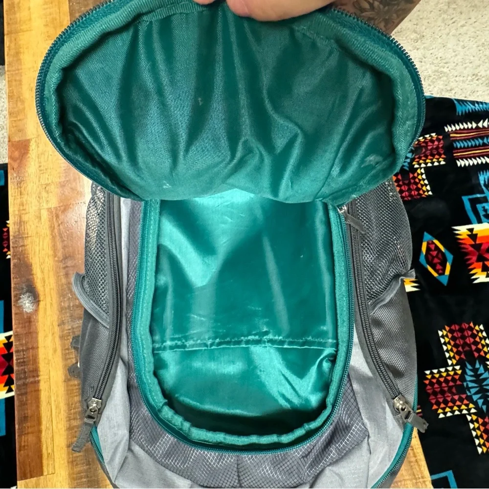 Eddie Bauer Teal & Grey Baby Bag